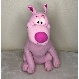 Pink Scooby Doo Plush with Purple Glitter Collar 12" Inches by Toy Factory